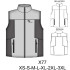 Molde de Chaleco polar sin mangas | X77
