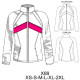 Molde de Sudadera entallada manga raglan | X89
